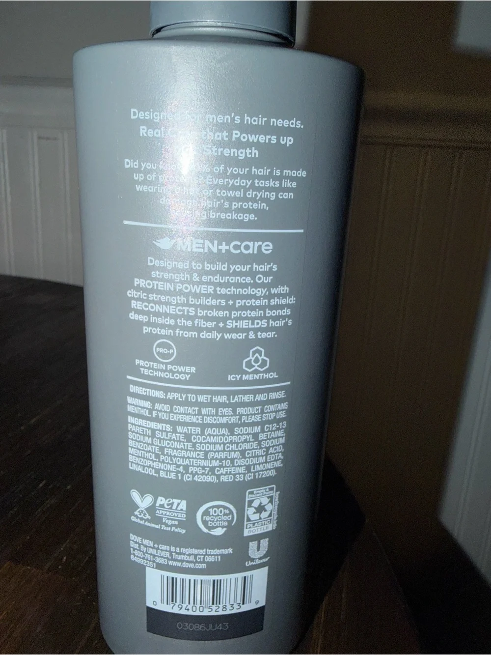 Men+Care Cooling Relief Shampoo - Gray